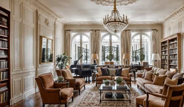Décoration intérieure style Haussmannien